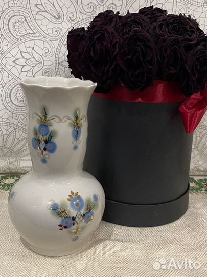 Вазочки,шкатулка,фарфор