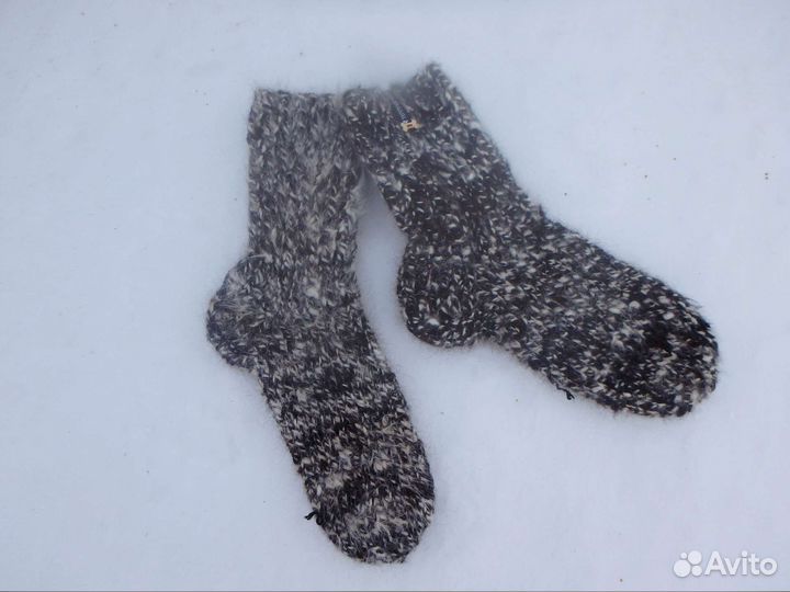 Мужские носки из собачьей шерсти