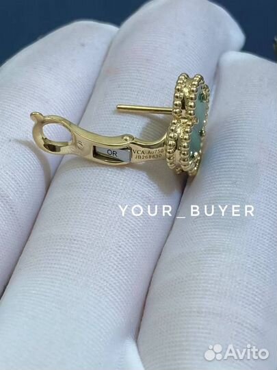 Женские серьги Van Cleef arpels