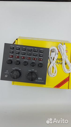 Звуковая карта микшер V8