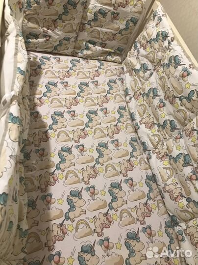 Бортики в детскую кроватку