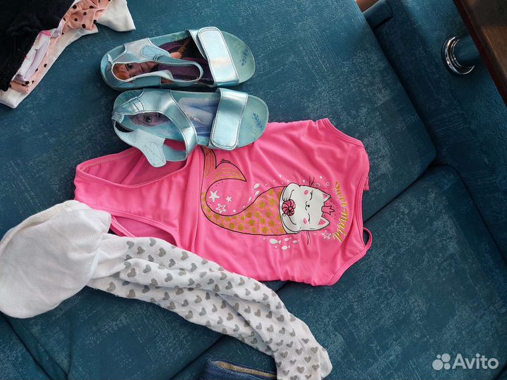 Вещи пакетом на девочку 122-128
