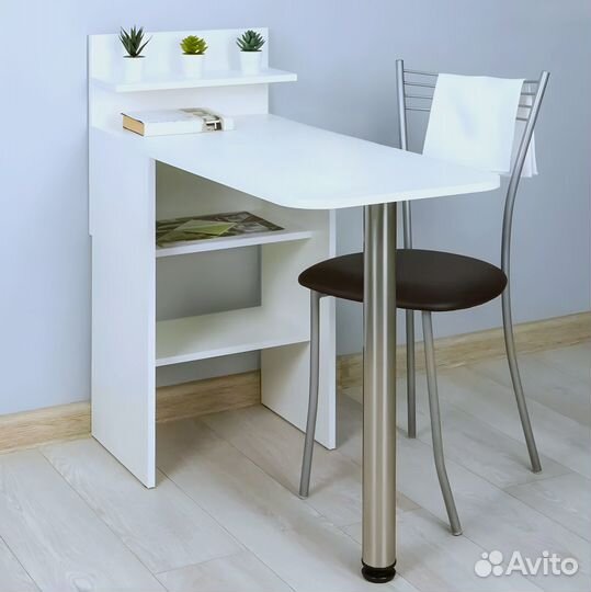 Новый Белый Раскладной Маникюрный Стол 100x95x45см