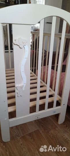 Кроватка 120на60 с 0 до 3-х лет