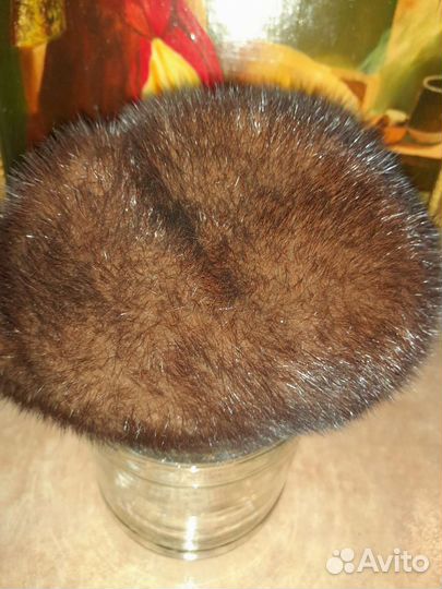 Шапка норковая берет