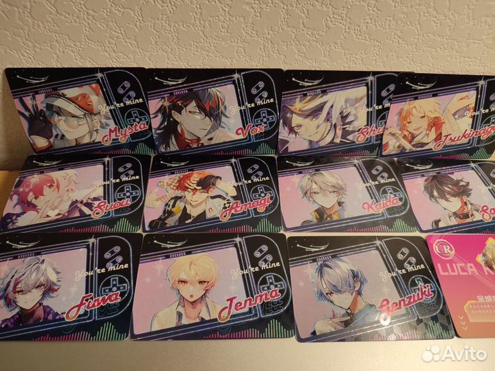 Карточки gossip nights и геншин