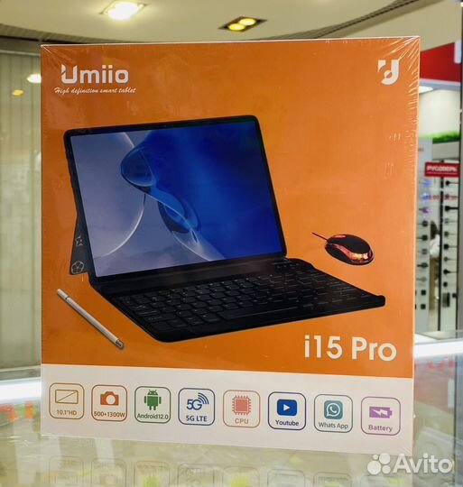 Планшет umiio i15 pro 6/128GB новый/гарантия