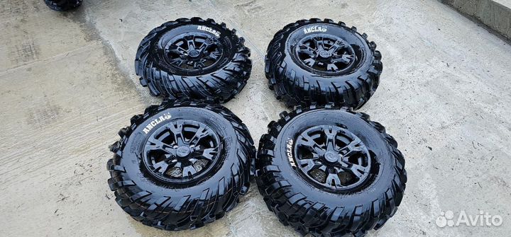 Резина Ancla 27 на оригинальных дисках cf moto r12