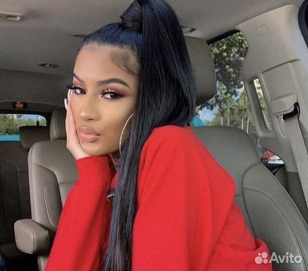 Волосы на заколках