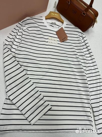 Лонгслив miu miu