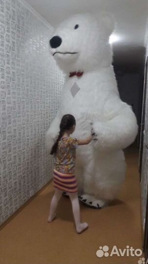 Белый мишка поздравление