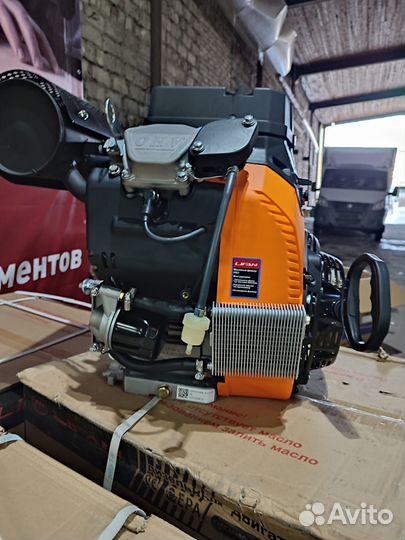 Двигатель lifan 29 л.с. 2V80F-А оранжевый 060377