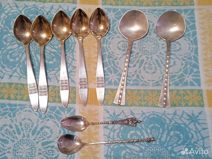 Ложки серебряные