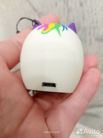 Музыкальная колонка mini Единорог
