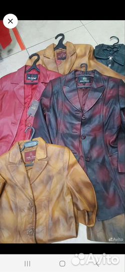 Пиджак жен.нат.кожа винтаж
