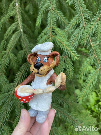 Игрушки из ваты на ёлку