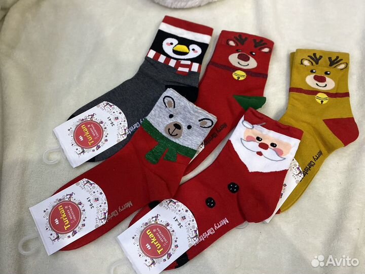 Носки новогодние