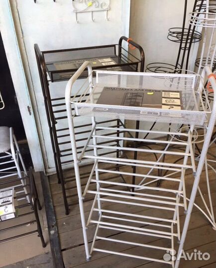 Подставка. Этажерка. 4 полки с корзиной