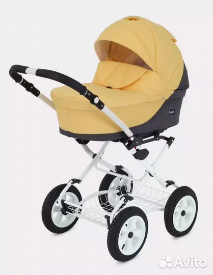 Коляска Рант Siena 2 в 1 (желтый/серый)