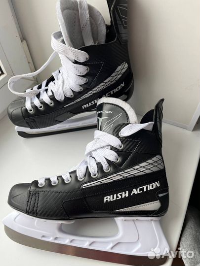 Коньки хоккейные Rush Action 41 размер