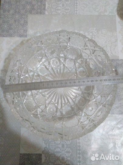 Ваза хрусталь