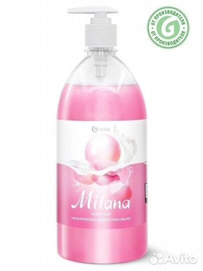 Крем-мыло жидкое grass milana Fruit Bubbles 1 л