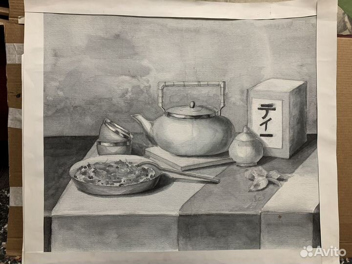 Академическая акварель живопись