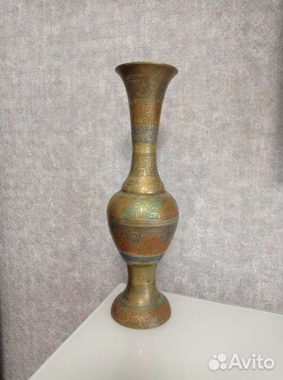 Ваза индийская латунь