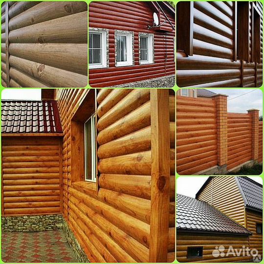 Сайдинг под бревно