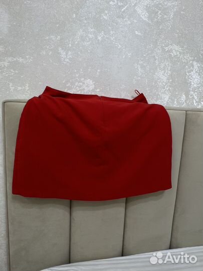 Юбка женская красная