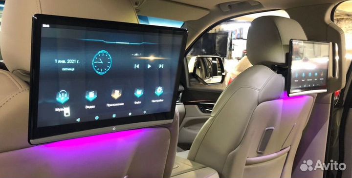 Монитор на подголовник авто