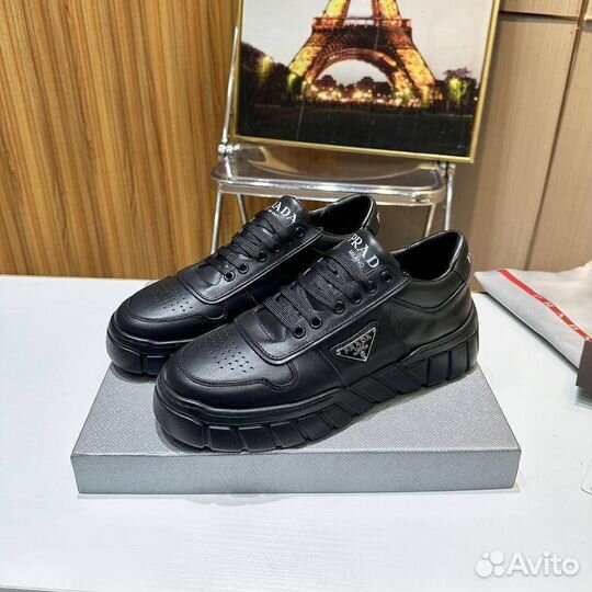 Кроссовки мужские кожаные Prada 39-45