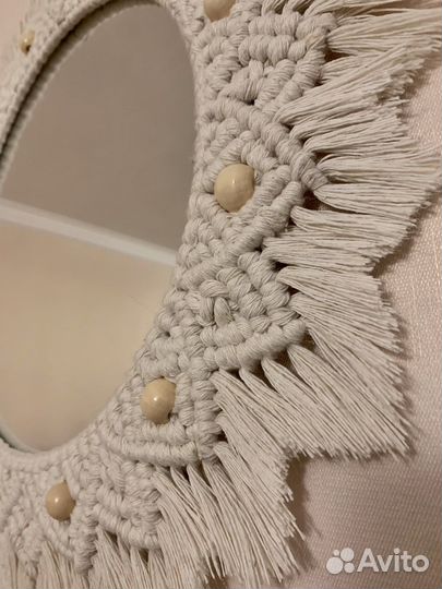 Зеркало макраме