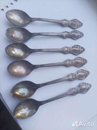 Ложки кофейные мельхиоровые