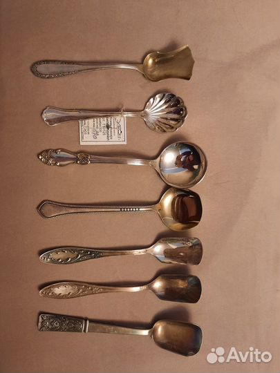 Мельхиоровые ложки вилки ножи СССР