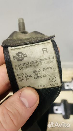 Ремни безопасности nissan skyline R33