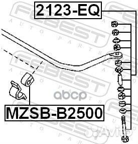 Тяга стабилизатора перед прав/лев 2123EQ Fe
