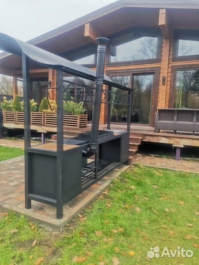 Мангальная зона loft