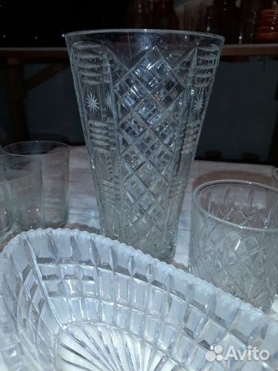Хрустальная посуда новая