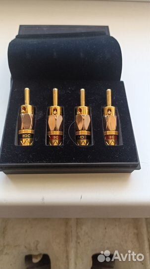 Коннекторы акустические goldmund (бананы)