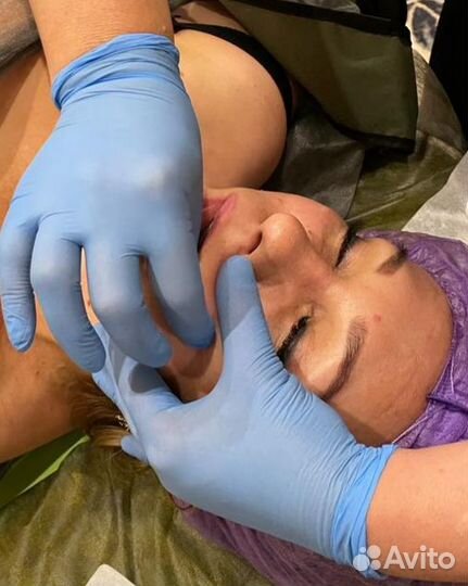 Буккальный, скульптурный массажи лица (для женщин)