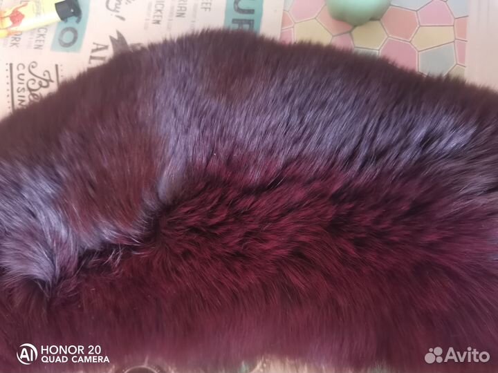 Натуральный меховой воротник