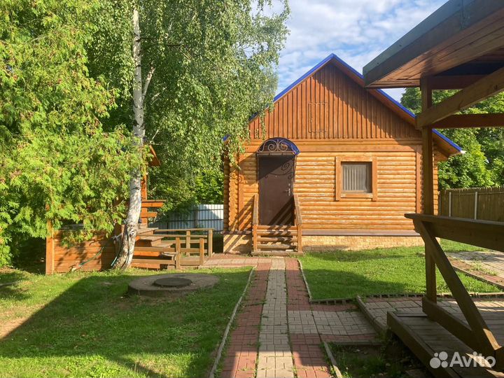 Баня с беседкой и мангалом