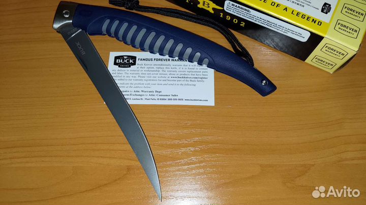 Нож Buck silver creek folding fillet