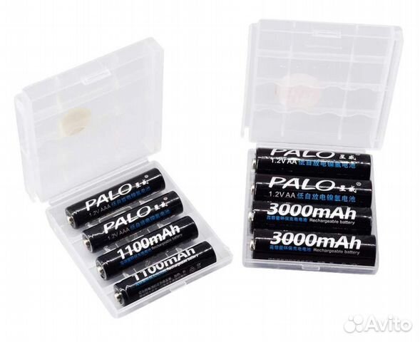 Аккумулятор Palo AAA 1100mAh и AA 3000mAh