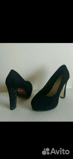 Замшевые туфли