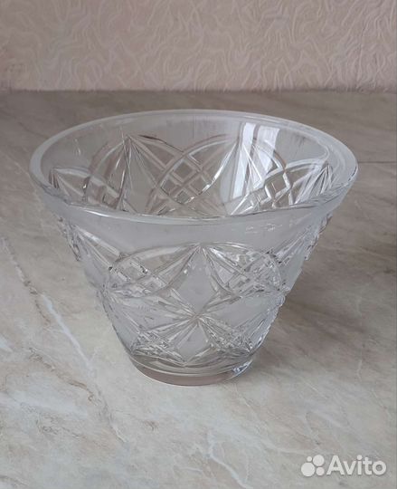 Ваза хрусталь