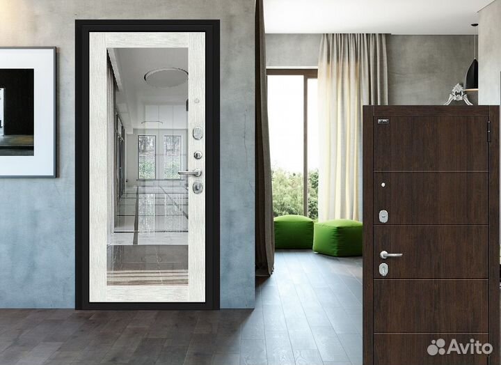 Входные теплые двери