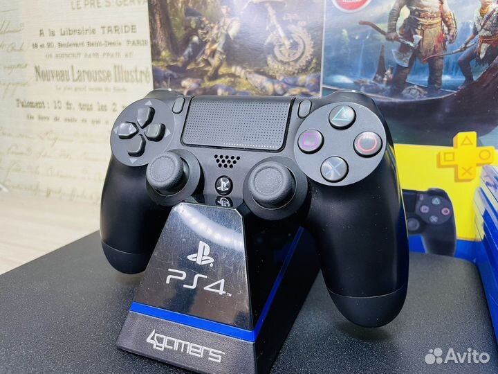 PS4 Slim 1000GB + игры,коробка, гарантия