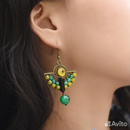 Серьги в египетском стиле